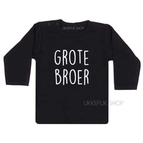 Verwonderend Shirt Grote broer - Ukkepuk.shop US-65