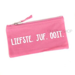 juf-meester-meneer-etui-met-naam-school-bedankt-roze-liefste-juf-ooit