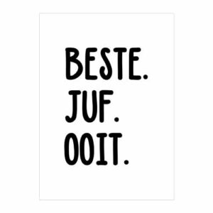 kaart-ansichtkaart-bedankt-juf-meester-schooljaar-einde-school-vakantie-beste-juf-ooit