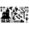 raamsticker-raamstickers-huizen-straat-straatje-statisch-herbruikbaar-raamfolie-halloween