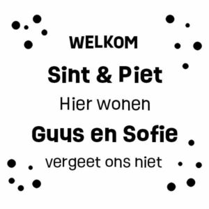 raamsticker-sticker-raam-sinterklaas-Sint-en-Piet-vergeet-ons-niet-naam-namen-herbruikbaar