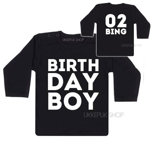 Welp Verjaardagsshirt Birthday boy - Ukkepuk.shop SU-64