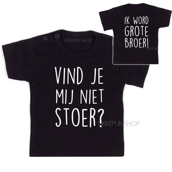 Hedendaags Shirt Vind je mij niet stoer? Ik word grote broer! - Bestel bij VG-46