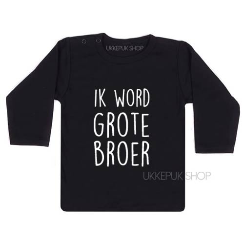 Wonderlijk Shirt Ik word grote broer - Ukkepuk.shop BF-34