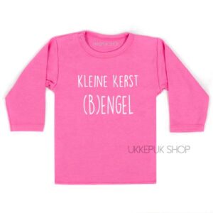 shirt-kerst-kerstmis-feestdagen-december-kerstfeest-peuter-kleuter-kind-kerst-engel-bengel-roze