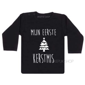 shirt-kerst-kerstmis-feestdagen-december-kerstfeest-peuter-kleuter-kind-mijn-eerste-kerst-zwart