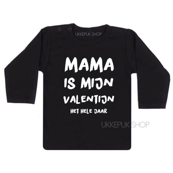 shirt-mama-is-mijn-valentijn-zwart