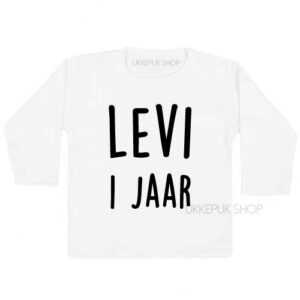 shirt-naam-1-jaar-eerste-verjaardag-verjaardagsshirt-shirt-feest-hoera-wit