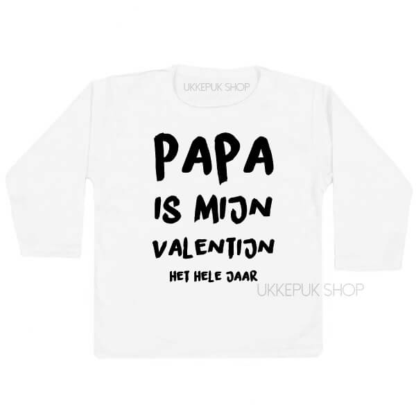 shirt-papa-is-mijn-valentijn-wit