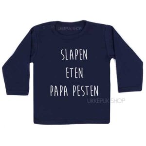 shirt-slapen-eten-papa-pesten-blauw