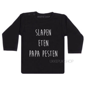 shirt-slapen-eten-papa-pesten-zwart