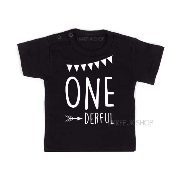 Wonderbaarlijk Verjaardagsshirt One-derful It's My Birthday - Ukkepuk.shop OU-79