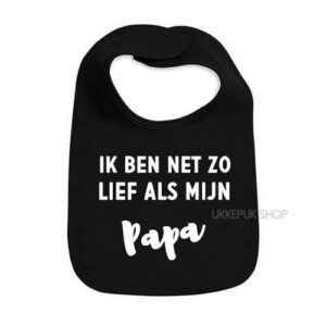 slab-slabber-slabbetje-zwart-wit-net-zo-lief-als-mijn-papa