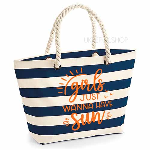 strandtas-tas-strand-beach-bag-beach-zee-sea-holiday-vakantie-i-need-vitamin-sea-navy-blue-gestreept-oranje