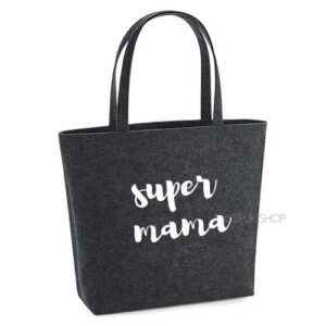 vilten-tas-bedrukt-super-mama-big-shopper-boodschappen-boodschappentas-donkergrijs